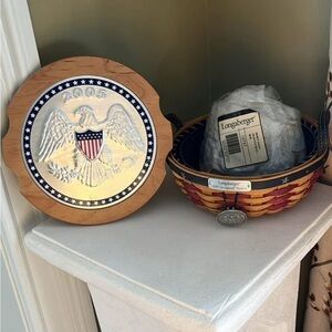 NEW Longaberger 2005 Inaugural Set